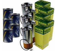 5X Original MANN Filtro Olio PF 1055/1 X + 5X SCT Flush Motore