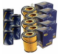 5X Original SCT Filtro Olio SH 426 P + 5X SCT Flush Motore