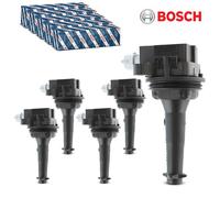 5x Originale Bosch Modulo Accensione Bobina Per Ford Focus II Volvo S60