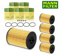 5x Originale Mann Filter Filtro Olio per Audi A4 Seat Skoda Octavia VW Golf