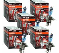 5X OSRAM NIGHT BREAKER UNLIMITED H4 +110% Lampadina 12V 60/55 Watt P43t