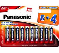 5X Panasonic Pro Power Mignon AA, LR6 AM3 ALCALINO 10 Pezzi Blister MN1500