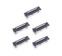 5X Pannello Patch un 8 Porte per Cat. 6 Supporto da Parete nel Plastica Versatile per Data Center per Computer Domestici per il Cablaggio Della Sala