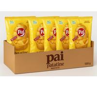 5x Patatine Pai Maxi Fette 500g - Croccanti, Trasparenti, Senza Glutine