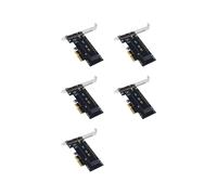 5X PCI-e 3.0 X4 A NVMe M.2 NGFF M Chiave SSD Riser Scheda di Espansione per 2230/2242/2260/2280 M.2 SSD EM2-5001