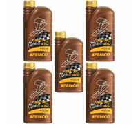 5X PEMCO 1 Litro iMATIC 410 ATF-A Olio Per Cambio Automatico