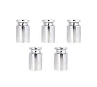 5X Peso 1000G Cromo Placcatura Calibrazione Grammo Scala Peso per Digitale Scala Equilibrio - Bianco Argento