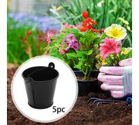 5x piccoli secchielli in metallo decorativi, centrotavola da tavolo, contenitori