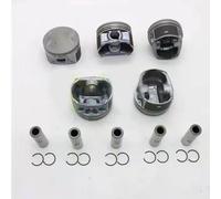 5x pistoni e anelli impostano dimensioni standard 81mm compatibile con motori a 5 cilindri da 2,0L Adattati come S60 S80 V40 XC60 funziona con i codici del motore B5204T8 B5204T9 Numero parte 31401695