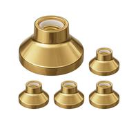 5x plafoniera/porta lampada ELEKTRA porcellana oro lucido 1x E27 max. 300W