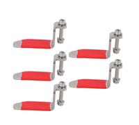 5X Pneumatic tool hook holder, L-shaped pneumatic tool hook holder, reusable, metal storage rack, suitable for pneumatic nail guns