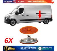 5X Porta Laterale Pannello Modanatura Lente Indicatore Per Renault Master III