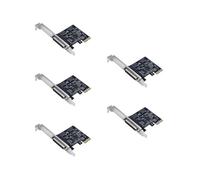 5X Porta Parallela di Alta Qualità DB25 25Pin Pcie Riser Card Stampante LPT Adattatore Convertitore Scheda PCI-e Express AX99100