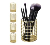 5x porta penne ferro a rete matite pennelli trucco metallo organizer scrivania