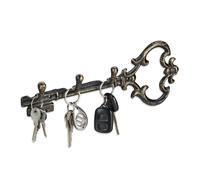 5x Portachiavi muro vintage appendino ganci entrata appendi chiavi bronzo