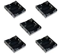 5x Portapile AAx4 Scatola Custodia Montaggio PCB