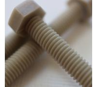5x PPS a testa esagonale, M6x 60mm