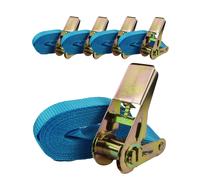 5x Professionale Cricchetto Tensione Cintura Cinghia Fissaggio 1tlg 4m 0,8t