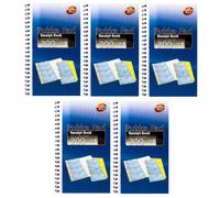 5X Pukka Pad Libretto Di Ricevute Duplicato NCR 200 Set (REC11/2/200)