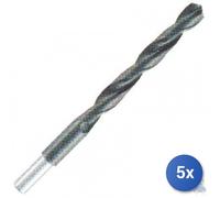 5x Punta Alpen Sprint Per Metallo Hss Din 338 Codulo Ridotto Mm 15