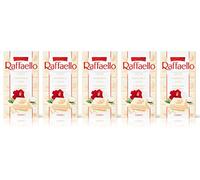 5X Raffaello Tavoletta al Cioccolato Bianco con Cocco e Mandorle 90gr - Edizione Ferrero 2023 [5 Tavolette]