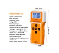 5X RC3563 Tester di Resistenza Interna Tensione Batteria Tritio Litio Ferro Fosfato 18650 Tester Batteria, Sonda Tester