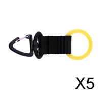 5X Regolatore Di Tessitura Octopus Bocchino Titolare Fermo Leggero Fibbia Gialla