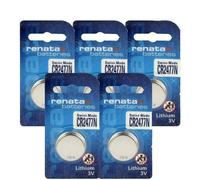 5x Renata CR2477N Batteria Coin Cell 3V Litio Svizzera CR2477
