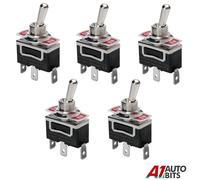 5X Resistente Interruttore a Levetta On-Off-On Impermeabile Spdt 6A 250V AC Auto