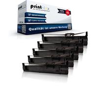 5x Rigenerata Nastri Per Epson Lq 590 Farbfilm Stampante - Easy Stampa Serie