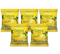 5X Rossana Gocce Limoni di Sicilia Caramelle Ripiene con Succo di Limone Senza Glutine (Gluten Free) Vegan 175g