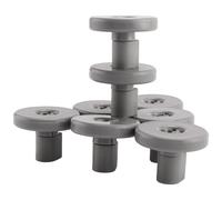 5X(Rulli Cestello per Lavastoviglie,Ruote Lavastoviglie Rotella Cestello In5357 [EEK: A]