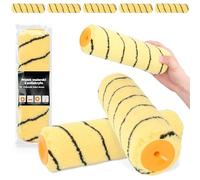 5x Rullo Di Vernice 25 cm Rullo Di Ricambio Superfici Facciate Soffitti Pareti Antigoccia Antischizzi Robusto Attrezzatura Per La Pittura Di Ristrutturazione Per Interni Ed Esterni