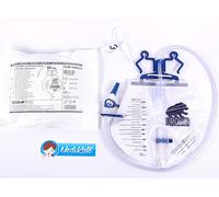 Sacca Urina 2x Urosid 2000 S 2 Litro Sterile Urindrainage Sistema 120cm PZN