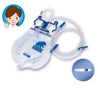 5x Sacca Urina Urosid 2000S 2 Litro Sterile Urindrainage Sistema 120cm PZN
