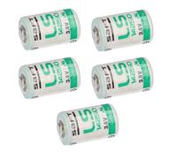 5x Saft Litio 3,6V Batteria Ls 14250 - 1/2 Aa - LS14250 Li-SOCl2