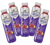 5X San Benedetto Fruit & Power Zero Bevanda al Gusto di Mela, Melograno, Mango, Ananas 400ml [5 Bottiglie] - Drink Summer 2023