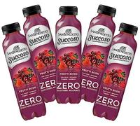 5X San Benedetto Succoso Zero Frutti Rossi Bevanda al Gusto di Frutta 400ml [5 Bottiglie] - Drink Summer 2023