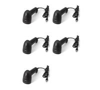 5X Scanner di Codici A Barre Cablato USB Universale 1D/2D Lettore di Codici QR Portatile Lettore POS Mobile Plug e Supporto Negozio Logistico