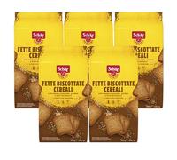 5X Schar Fette Biscottate Cereali con Grano Saraceno, Quinoa e Riso Integrale 260gr - Gluten Free [5 confezioni]
