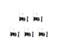 5X Scheda Adattatore per Scheda di Rete da NGFF M.2 un PCIE La Scheda Adattatore PCIE Supporta La Scheda di Rete Wireless NGFF M.2