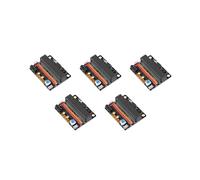 5X Scheda di Espansione Micro-Bit Schermatura Adattatore Breakout IOBIT V2.0 con Cicalino per BBC-Micro: Programmazione Grafica Python Bit per Bambini
