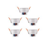 5X Sensore di Presenza Umana Tuya ZigBee MmWave con Rilevamento A Microonde di Luminanza Sensore di Movimento PIR Montaggio su Cella
