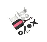 5X Servo Robotico Digitale In Metallo A Doppio Albero RDS51150 da 150 Kg e 12 V con Staffa di Montaggio A U, Impermeabile A 270 Gradi