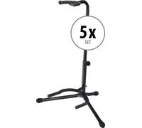 5x Set Supporto Stand Chitarra Basso Acustica Classica Elettrica Universale Nero