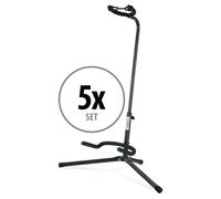 5x Stand - Supporto Chitarra/Basso Classic Cantabile GS-30 BK Nero