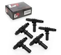 5X Sistema Di Irrigazione T-Pezzo Connettore Riduttore Ø 8 Mm - Ø 10 Mm