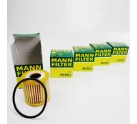 5x Smart Filtro Olio Cabrio City Fortwo Crossblade Mann HU68X 0,6l 0,7l 0,8l