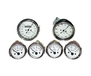 5x Smiths Replica Controllo Kit - Temperatura +Olio + Fuel+ Volt +