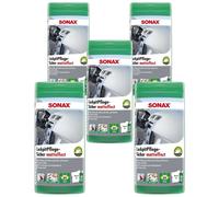 5x SONAX Cockpitpflegetücher Matteffect Box Umido Panni Spazi Interni Cura